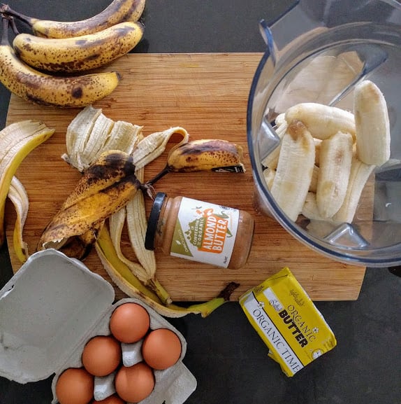 banana bread ingredients