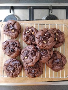 baked cookie pile