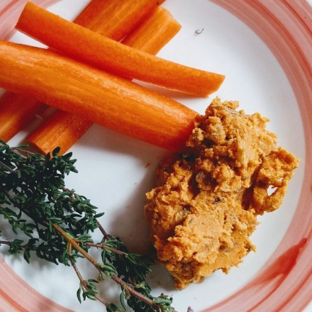 Carrots with Roast Kumara Dip | Fearless Nutrition